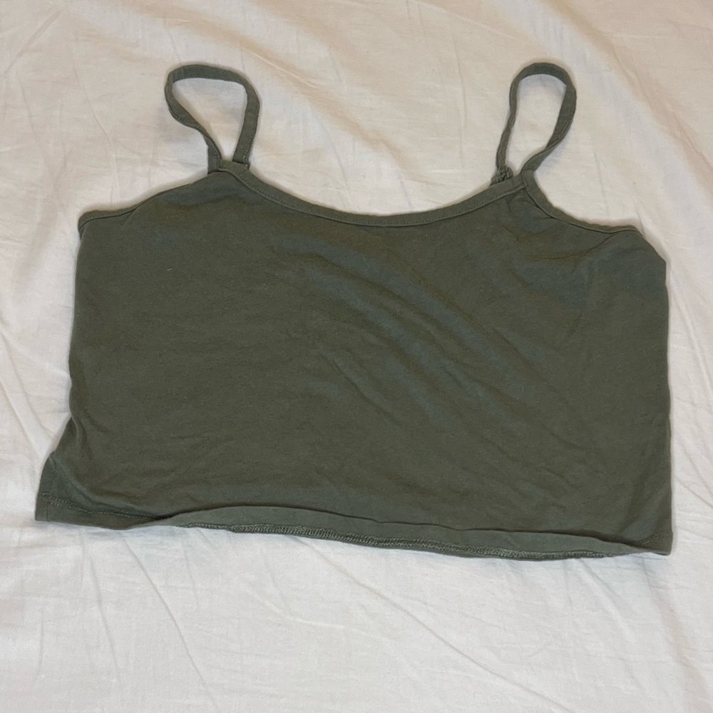 Khaki Green Baby cami